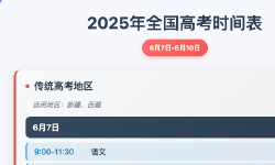 Featured image of post 2025年全国高考时间表